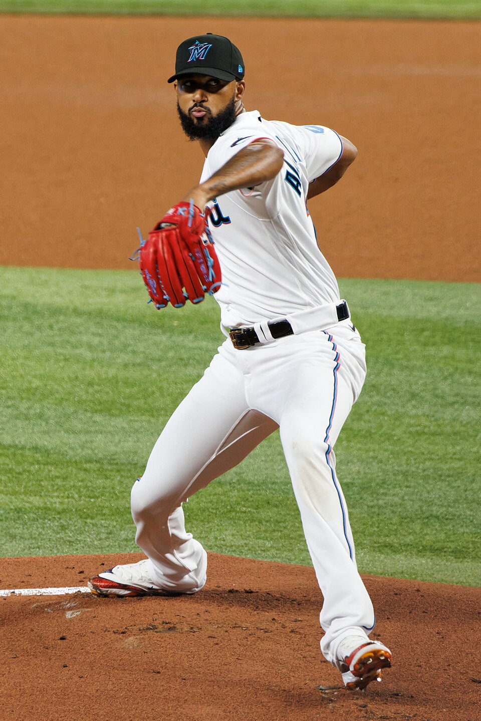 Sandy Alcantara, Dominican MLB pitcher with the Miami Marlins, 2022 NL Cy Young